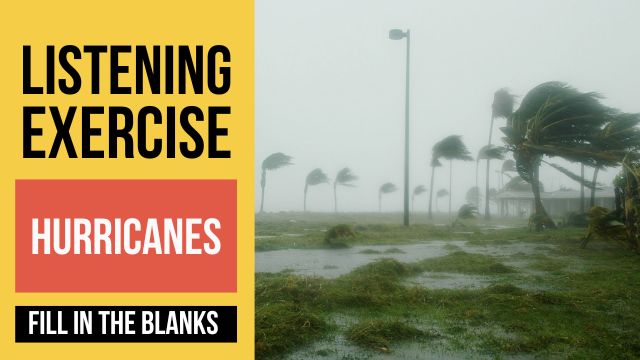 ураганы аудирование на английском языке