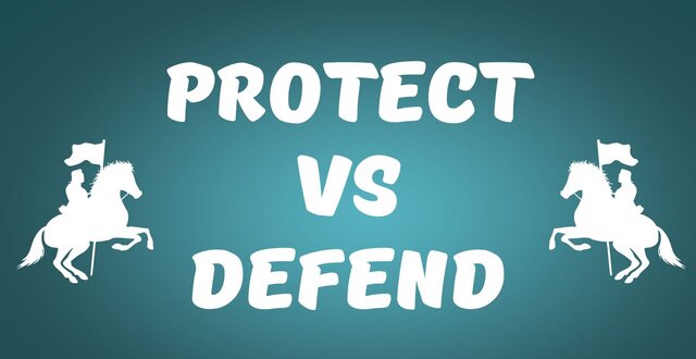 protect defend разница 