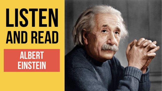 альберт эйнштейн текст на английском с переводом и аудио 